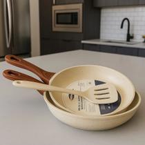 Jogo De Frigideira 3 Peças Revestimento Cerâmica lecce Vista Home