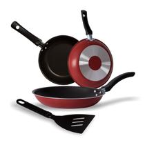 Jogo de Frigideira Antiaderente - Conjunto com 3 peças Jogo de Frigideira Antiaderente - Conjunto com 3 peças