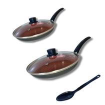 Jogo De Frigideira Rotoprint Antiaderente Com Tampa 2 Peças