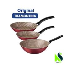Jogo de Frigideira Tramontina Turim Panela Tramontina Frigideira WOK Tramontina