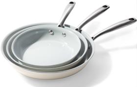 Jogo de Frigideiras Cookersway em Cerâmica Antiaderente 20-28 cm, 3 Peças