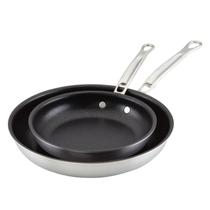 Jogo de Frigideiras Hestan 22 e 28 cm em Aço Inoxidável Antiaderente Jogo de Frigideiras Hestan 22 e 28 cm em Aço Inoxidável Antiaderente