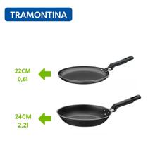 Jogo De Frigideiras Loreto 2 Peças Antiaderente - Tramontina