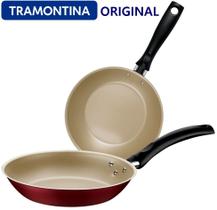 Jogo de Frigideiras TRAMONTINA Antiaderente 2 Peças - Turim Jogo de Frigideiras TRAMONTINA Antiaderente 2 Peças - Turim