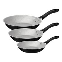 Jogo de Frigideiras Tramontina Linz 3 Peças com Revestimento Antiaderente Starflon Max Jogo de Frigideiras Tramontina Linz 3 Peças com Revestimento Antiaderente Starflon Max