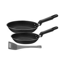 Jogo de Frigideiras Tramontina Loreto 20399081 com Espátula Grafite