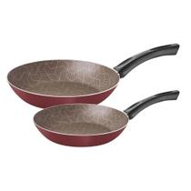 Jogo de Frigideiras Tramontina Paris Texture em Alumínio - 2 Peças
