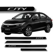 Jogo de Friso City Alto Relevo Grafia Cromada Ponta Redonda Cores