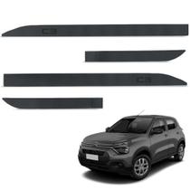 Jogo de Friso Lateral C3 2022 a 2024 Cinza Grafito