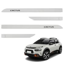 Jogo de Friso Lateral C4 Cactus 2019 a 2024 Branco Nacre