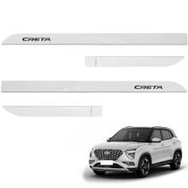 Jogo de Friso Lateral Creta 2022 a 2024 Branco Atlas Jogo de Friso Lateral Creta 2022 a 2024 Branco Atlas