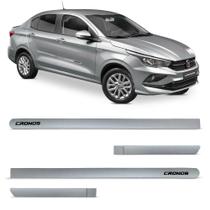 Jogo de Friso Lateral Cronos 2018 a 2020 Cinza Scandium Slim