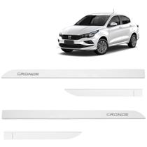 Jogo de Friso Lateral Cronos 2018 a 2023 Branco Banchisa Alto Relevo