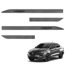 Jogo de Friso Lateral Cronos 2018 a 2024 Cinza Silverstone Jogo de Friso Lateral Cronos 2018 a 2024 Cinza Silverstone