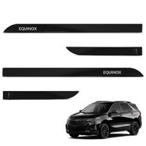 Jogo de Friso Lateral Equinox 2018 a 2023 Preto Ouro negro Jogo de Friso Lateral Equinox 2018 a 2023 Preto Ouro negro