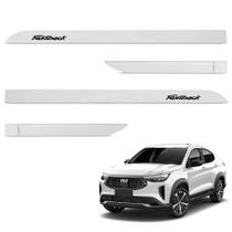 Jogo de Friso Lateral Fastback 2022 a 2024 Branco Banchisa