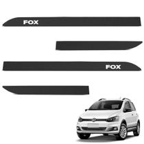 Jogo de Friso Lateral Fox 2003 a 2021 Preto Texturizado