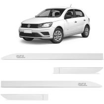 Jogo de Friso Lateral Gol 2013 a 2023 Branco Cristal Alto Relevo