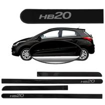 Jogo de Friso Lateral HB20 Original Preto Onix 2013 à 2023
