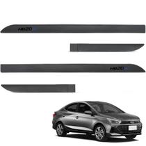 Jogo de Friso Lateral Hb20s 2013 a 2024 Cinza Silk