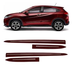 Jogo de Friso Lateral Hrv Hrv 2016 a 2022 com Filete Cromado Protetor de Porta