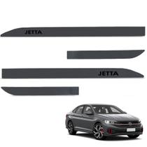 Jogo de Friso Lateral Jetta 2018 a 2024 Cinza Puro Jogo de Friso Lateral Jetta 2018 a 2024 Cinza Puro