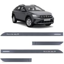 Jogo de Friso Lateral Nivus 2021 a 2026 Cinza Platinium Alto Relevo Jogo de Friso Lateral Nivus 2021 a 2026 Cinza Platinium Alto Relevo