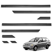 Jogo de Friso Lateral Palio Weekend Adventure 1996 a 1999 Preto Modelo Original