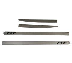 Jogo de Friso Lateral Pintado Cinza Mocca New Fit Jogo de Friso Lateral Pintado Cinza Mocca New Fit
