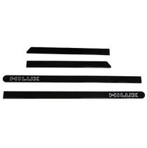 Jogo de Friso Lateral Pintado Preto Eclipse Hilux