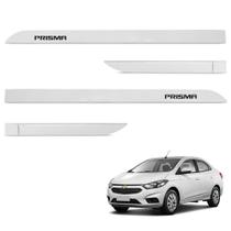 Jogo de Friso Lateral Prisma 2013 a 2019 Branco Summit