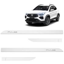 Jogo de Friso Lateral Pulse 2021 a 2023 Branco Banchisa Alto Relevo