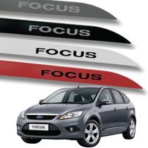 Jogo de Friso lateral Slim Lateral Ford Focus 2008 A 2013 Cor:PRATA GEADA
