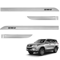 Jogo de Friso Lateral SW4 2016 A 2024 Prata Nevoa