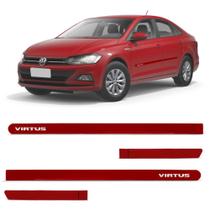 Jogo de Friso Lateral Virtus 2018 a 2020 Vermelho Tornado Slim