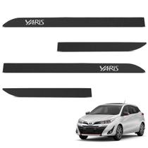 Jogo de Friso Lateral Yaris 2018 a 2024 Preto Texturizado Jogo de Friso Lateral Yaris 2018 a 2024 Preto Texturizado