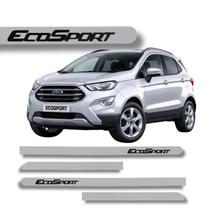 Jogo de Friso New Ecosport Lateral Protetor de Porta Ponta Redonda Cores