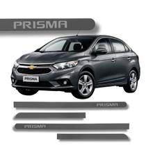 Jogo de Friso Prisma Protetor Porta Lateral Ponta Redonda Grafia Cores