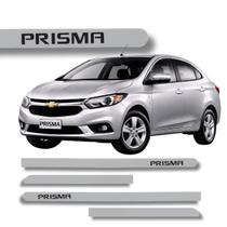 Jogo de Friso Prisma Protetor Porta Lateral Ponta Redonda Grafia Cores