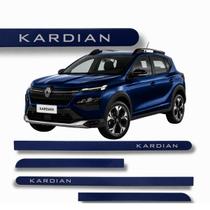 Jogo de Friso Renault Kardian Lateral Ponta Redonda Com Grafia Cores Protetor de Porta Jogo de Friso Renault Kardian Lateral Ponta Redonda Com Grafia Cores Protetor de Porta