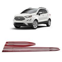 Jogo De Frisos Laterais Pintados Com Detalhe Cromado ( Vermelho Arpoador ) ( Ecosport 2013 A 2020 ) - BH6T5420878AV Jogo De Frisos Laterais Pintados Com Detalhe Cromado ( Vermelho Arpoador ) ( Ecosport 2013 A 2020 ) - BH6T5420878AV