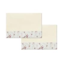 Jogo de Fronha Estampada - Floral Ferrugem Jogo de Fronha Estampada - Floral Ferrugem