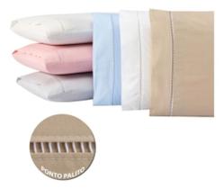 Jogo De Fronha Ponto Palito 100% Algodão 200 Fios 04 Peças Jogo De Fronha Ponto Palito 100% Algodão 200 Fios 04 Peças