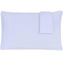 Jogo De Fronhas Bella Cama Malha 100% Algodão 50x70cm Branco Jogo De Fronhas Bella Cama Malha 100% Algodão 50x70cm Branco