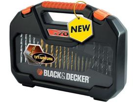 Jogo de Furadeira/Parafusadeira 70 Peças - com Estojo - Black&Decker A7184-XJ Jogo de Furadeira/Parafusadeira 70 Peças - com Estojo - Black&Decker A7184-XJ