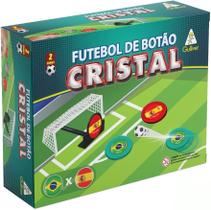 JOGO DE Futebol BOTÃO Cristal Seleções BRASIL X ESPANHA Gulliver