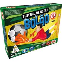 Jogo de Futebol de Botão 6 Times Bolão com 12 Bolas Gulliver Jogo de Futebol de Botão 6 Times Bolão com 12 Bolas Gulliver