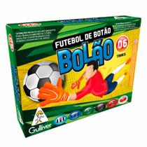 Jogo de Futebol de Botão - Bolão - 6 Times - Gulliver Jogo de Futebol de Botão - Bolão - 6 Times - Gulliver