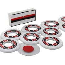 Jogo de Futebol de Botão Branco e Vermelho - Klopf - Cód. 4097