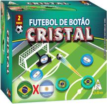 Jogo de Futebol de Botão Cristal Seleções Brasil X Argentina Gulliver